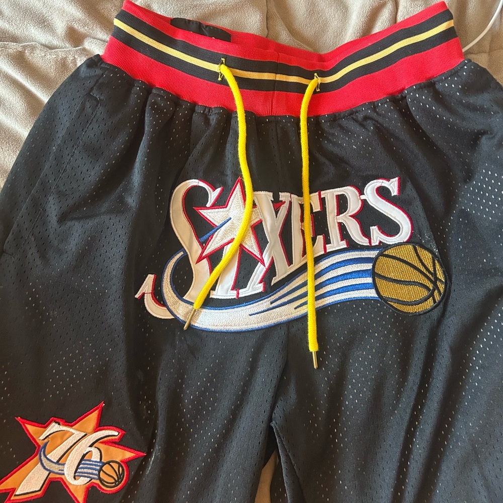 Philadelphia 76ers basketball shorts